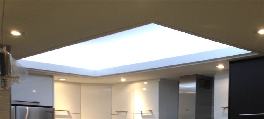 Basement Finishing Coffered Ceiling Detail