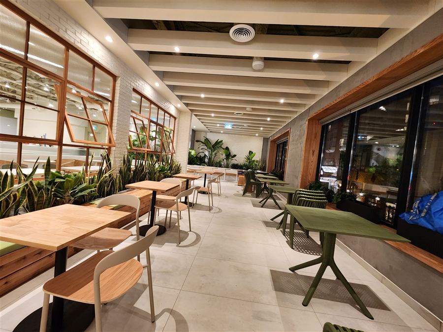 Commercial Renovation Open Concept Seating Area