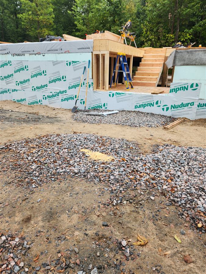 Home Addition Framing Stage