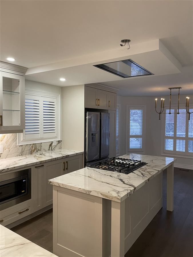 Kitchen Renovation Gas Cooktop Island